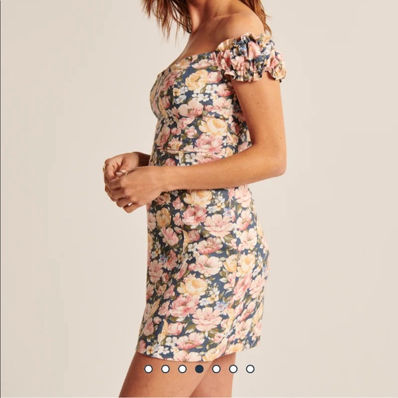 NWT Abercrombie corset mini floral dress! - Picture 6 of 6